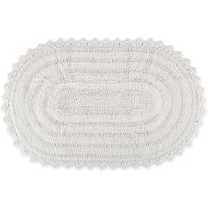 DII Crochet Collection - Oval Bath Mat - 43 x 61 cm - White DII Crochet Collection - Oval Bath Mat - 43 x 61 cm - White