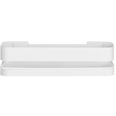 blomus Nexio shower basket, practical holder for the shower, wide elastic band inside, 34 x 8 cm, colour white (66333) blomus Nexio shower basket, practical holder for the shower, wide elastic band inside, 34 x 8 cm, colour white (66333)