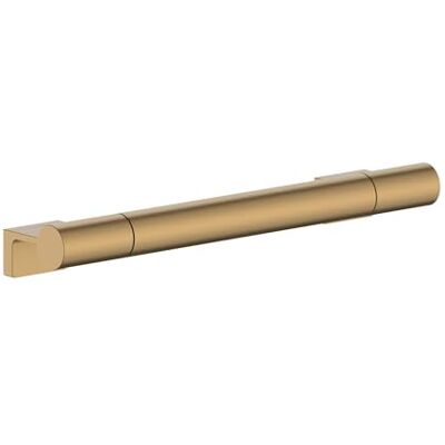 Hansgrohe AddStoris S shower grab bar, bathroom grab rail, for wall mounting, concealed fastening, bathroom accessories, brushed bronze, 41764140 Hansgrohe AddStoris S shower grab bar, bathroom grab rail, for wall mounting, concealed fastening, bathroom accessories, brushed bronze, 41764140