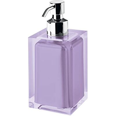 Gedy Auckland Dosasapone - Lilla - 16.2x7x7 cm - Bathroom Soap Dispenser Gedy Auckland Dosasapone - Lilla - 16.2x7x7 cm - Bathroom Soap Dispenser