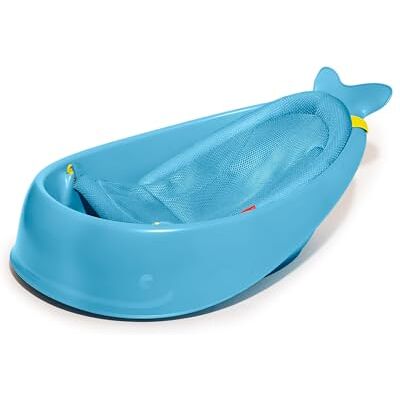 Skip Hop 235465 Moby Smart Sling 3-Stage Baby Bath Tub, Blue Skip Hop 235465 Moby Smart Sling 3-Stage Baby Bath Tub, Blue