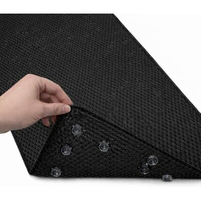 Elaine Karen Deluxe Bathtub Mat Non Slip, Soft Foam Bath Mats for Bathroom Tub, Bathtub Mat with Drain Holes, Suction Cups- 36” X 17” Black Elaine Karen Deluxe Bathtub Mat Non Slip, Soft Foam Bath Mats for Bathroom Tub, Bathtub Mat with Drain Holes, Suction Cups- 36” X 17” Black