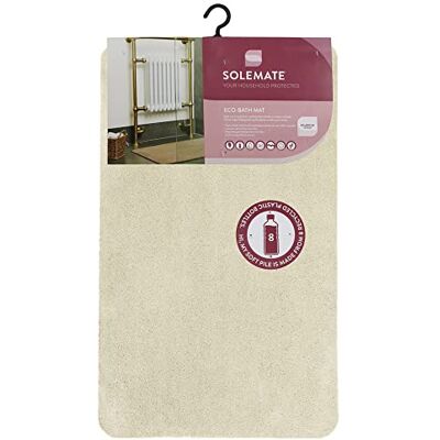 JVL - Solemate Eco-Bath Mat - Ivory - 50x80cm JVL - Solemate Eco-Bath Mat - Ivory - 50x80cm