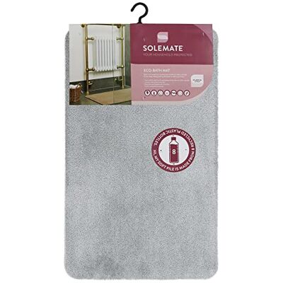 JVL - Solemate Eco-Bath Mat - Light Grey - Bath mat JVL - Solemate Eco-Bath Mat - Light Grey - Bath mat