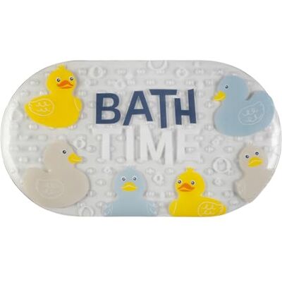 Beldray Antibac Rubber Duck Bath Mat – Non-Slip Suction Base, Cushioned Comfort, 69 x 39cm, Easy-Clean, Resists Stains & Bacteria Build-Up, Waterproof Bathtub Mat for Bathroom Beldray Antibac Rubber Duck Bath Mat – Non-Slip Suction Base, Cushioned Comfort, 69 x 39cm, Easy-Clean, Resists Stains & Bacteria Build-Up, Waterproof Bathtub Mat for Bathroom