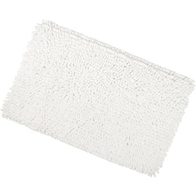 XS-Stock.com Ltd - Absorbent Thick Shaggy Loop Noodle - White - 50x80cm - 100% microfibre polyester - Bath Mat XS-Stock.com Ltd - Absorbent Thick Shaggy Loop Noodle - White - 50x80cm - 100% microfibre polyester - Bath Mat