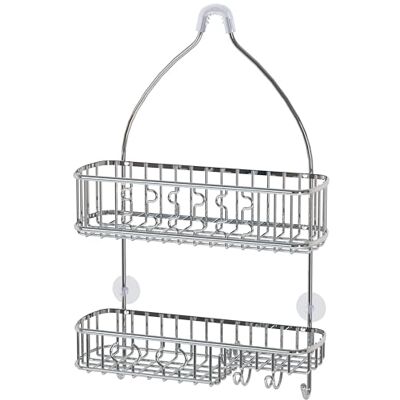 Simple Houseware Bathroom Hanging Shower Head Caddy Organizer, Chrome (26 x 16 x 5.5 inches) Simple Houseware Bathroom Hanging Shower Head Caddy Organizer, Chrome (26 x 16 x 5.5 inches)