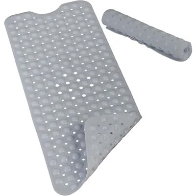 Relaxdays Bathtub Mat, Extra Large Size with Suction Cups, Washable, 97 x 39 cm Relaxdays Bathtub Mat, Extra Large Size with Suction Cups, Washable, 97 x 39 cm