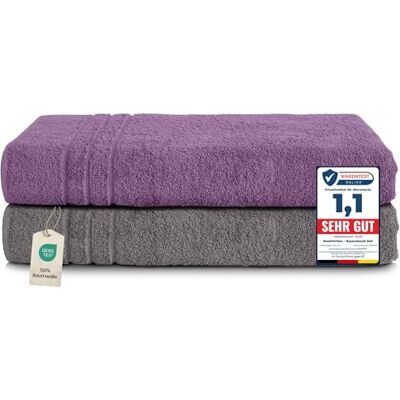 KOMFORTEC Model - Large Cotton Sauna Towels - 80x200 cm KOMFORTEC Model - Large Cotton Sauna Towels - 80x200 cm