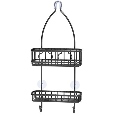 Simple Houseware Bathroom Hanging Shower Head Caddy Organizer, Black Simple Houseware Bathroom Hanging Shower Head Caddy Organizer, Black