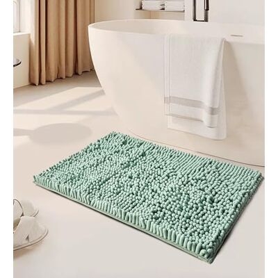 GC GAVENO CAVAILIA Faux Fur Bath Mat 1Piece Bathroom Mat Fluffy Rug Large Sage Green Bath Mat Non Slip 50 x 80cm Super Absorbent & Quick Dry Thick Shaggy Bathmat Extra Soft Pedestal Mats GC GAVENO CAVAILIA Faux Fur Bath Mat 1Piece Bathroom Mat Fluffy Rug Large Sage Green Bath Mat Non Slip 50 x 80cm Super Absorbent & Quick Dry Thick Shaggy Bathmat Extra Soft Pedestal Mats
