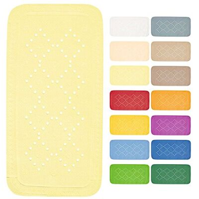 Spirella 91 x 36 cm Yellow Alaska Collection Shower Mat, PVC Spirella 91 x 36 cm Yellow Alaska Collection Shower Mat, PVC