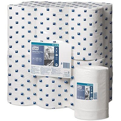Tork 101230 Wiping Paper Plus Mini, Centrefeed Roll (Pack of 12) Tork 101230 Wiping Paper Plus Mini, Centrefeed Roll (Pack of 12)