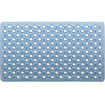 GEDY Maim 60x38 cm Blue Transparent Bath Mat GEDY Maim 60x38 cm Blue Transparent Bath Mat
