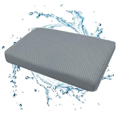 AEROiVi Shower Seat Cushion, 3D Mesh Pad, 15.7 x 11.8 x 2 Inches, Grey, Polyester, Bath & Shower Safety, Seating & Transfer Benches AEROiVi Shower Seat Cushion, 3D Mesh Pad, 15.7 x 11.8 x 2 Inches, Grey, Polyester, Bath & Shower Safety, Seating & Transfer Benches