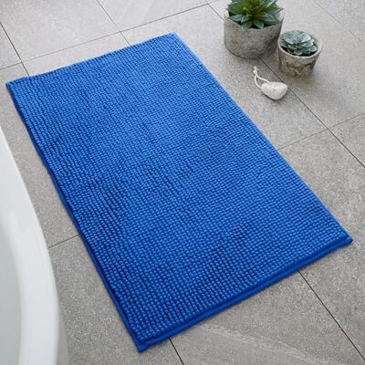 Catherine Lansfield Bobble 50x80cm Bath Mat Cobalt Blue Catherine Lansfield Bobble 50x80cm Bath Mat Cobalt Blue
