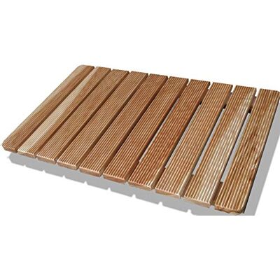 Castelmerlino Shower Accessories, Larch Wood, Natural, 49 x 79 Castelmerlino Shower Accessories, Larch Wood, Natural, 49 x 79