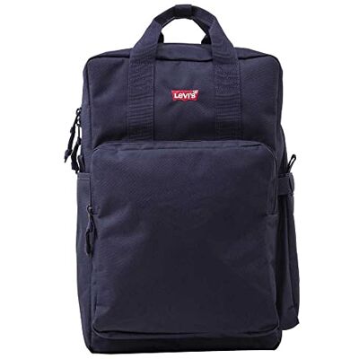 Levi's Men L-Pack Large Backpack Navy Blue Levi's Men L-Pack Large Backpack Navy Blue