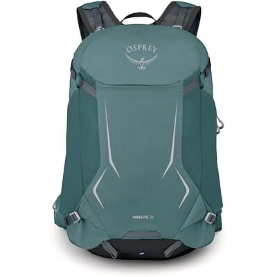 Osprey Hikelite Unisex Hiking Bag, 28L, Cascade Blue Osprey Hikelite Unisex Hiking Bag, 28L, Cascade Blue