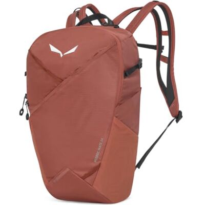 Salewa Pedroc Mate 18 Backpack, ETRUSCAN RED, UNI 14L pack, Dry Back Contact, Ventilated, Ripstop, Split straps, 440g Salewa Pedroc Mate 18 Backpack, ETRUSCAN RED, UNI 14L pack, Dry Back Contact, Ventilated, Ripstop, Split straps, 440g
