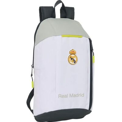 safta Real Madrid Large Capacity and Padded Backrest Official Licensed Heavy Duty Backpack, Youth and Adults, Unisex Children, Standard, Mini Vertical 25, One Size safta Real Madrid Large Capacity and Padded Backrest Official Licensed Heavy Duty Backpack, Youth and Adults, Unisex Children, Standard, Mini Vertical 25, One Size