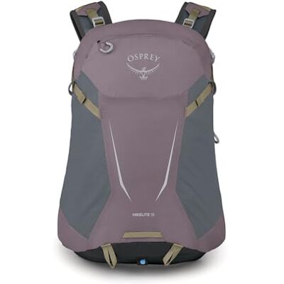 Osprey Hikelite Unisex Hiking Bag, 18L, Graphite Purple Osprey Hikelite Unisex Hiking Bag, 18L, Graphite Purple