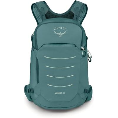Osprey Syncro Men's Biking Backpack, 20L, Cascade Blue Osprey Syncro Men's Biking Backpack, 20L, Cascade Blue