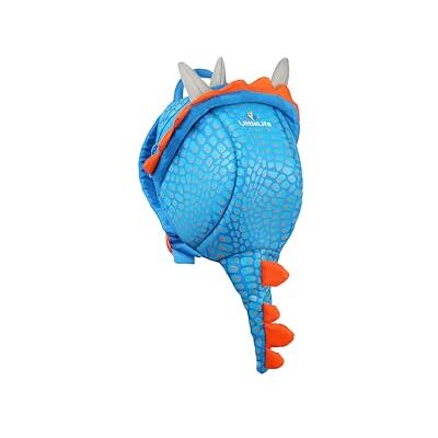LittleLife Animal Toddler Backpack With Safety Rein, Triceratops LittleLife Animal Toddler Backpack With Safety Rein, Triceratops
