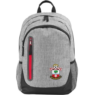 FOCO Officially Licensed Football Heather Grey Backpack Rucksack School Bag (Southampton) FOCO Officially Licensed Football Heather Grey Backpack Rucksack School Bag (Southampton)