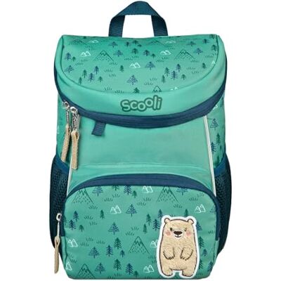 Scooli Unisex Kid's Mini-me Kiga Rucksack Bobby Bär Nursery Backpack, Green, 20 x 29 x 13 cm Scooli Unisex Kid's Mini-me Kiga Rucksack Bobby Bär Nursery Backpack, Green, 20 x 29 x 13 cm