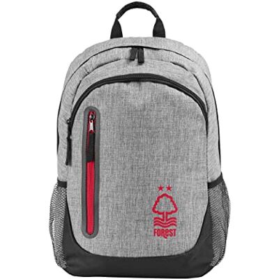 FOCO Official Nottingham Forest FC Grey Football Backpack Rucksack Bag FOCO Official Nottingham Forest FC Grey Football Backpack Rucksack Bag