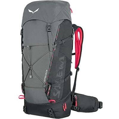 Salewa Alptrek 38+5 L Women'S Backpack, Quiet Shade/Fluo Coral, Unisex, Female Salewa Alptrek 38+5 L Women'S Backpack, Quiet Shade/Fluo Coral, Unisex, Female
