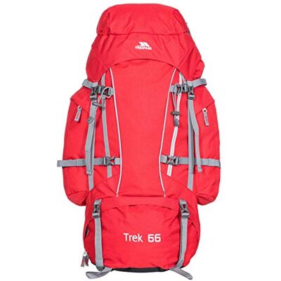 Trespass 66L Red Tone Rucksack Trek Trespass 66L Red Tone Rucksack Trek