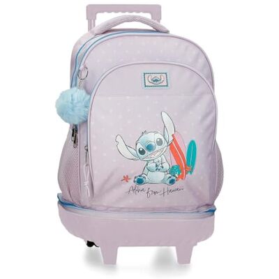 Disney Joumma from Hawaii 2-Wheel Backpack Pink 32x45x21 cm Polyester 30,24L Disney Joumma from Hawaii 2-Wheel Backpack Pink 32x45x21 cm Polyester 30,24L