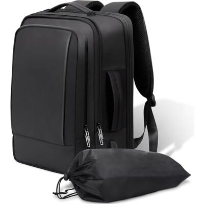 Alyvisun Airline Cabin Bag 42x30x20, Expandable Travel Backpack 18.9-25.2 L, Hand Luggage Rucksack with Laptop Compartment and Shoe Bag, for Boarding, Working, Travel, Black Alyvisun Airline Cabin Bag 42x30x20, Expandable Travel Backpack 18.9-25.2 L, Hand Luggage Rucksack with Laptop Compartment and Shoe Bag, for Boarding, Working, Travel, Black