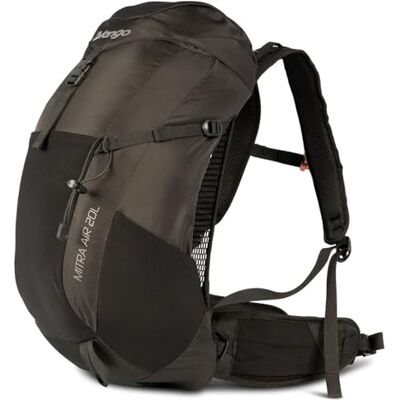 Vango Mitra Air 20L Rucksack with Mesh Pockets Hydration Compatible Backpack, Comfortable Breathable Back System and Waterproof Rain Cover Daysac for Travelling, Hiking, Camping Vango Mitra Air 20L Rucksack with Mesh Pockets Hydration Compatible Backpack, Comfortable Breathable Back System and Waterproof Rain Cover Daysac for Travelling, Hiking, Camping