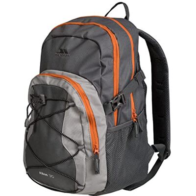 Trespass Mens Backpack Albus Perfect Rucksack for School Hiking Camping or Work, 30 Litre with Padded Straps, Multi Function With Internal Pockets Trespass Mens Backpack Albus Perfect Rucksack for School Hiking Camping or Work, 30 Litre with Padded Straps, Multi Function With Internal Pockets
