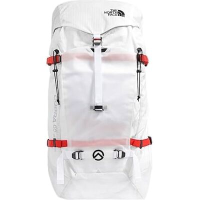 The North Face Unisex Cobra 65 L Backpack, Tnf White/Raw Undyed/Np The North Face Unisex Cobra 65 L Backpack, Tnf White/Raw Undyed/Np