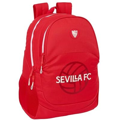 safta Sevilla FC School Backpack for Kids, Ideal for Children of Different Ages Comfortable and Versatile, Quality and Resilience, 32 x 16 x 44 cm, Red, Estándar, Casual, red, Estándar, Casual safta Sevilla FC School Backpack for Kids, Ideal for Children of Different Ages Comfortable and Versatile, Quality and Resilience, 32 x 16 x 44 cm, Red, Estándar, Casual, red, Estándar, Casual