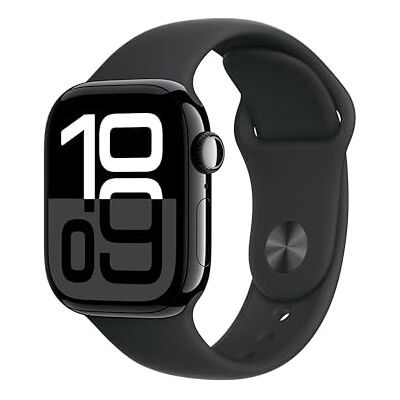 Apple Watch Series 10 GPS + Cellular 42 mm Smartwatch with Slate Titanium Case with Black Sport Band S/M. Fitness Tracker, ECG App, Always-On Retina Display, Water Resistant Apple Watch Series 10 GPS + Cellular 42 mm Smartwatch with Slate Titanium Case with Black Sport Band S/M. Fitness Tracker, ECG App, Always-On Retina Display, Water Resistant