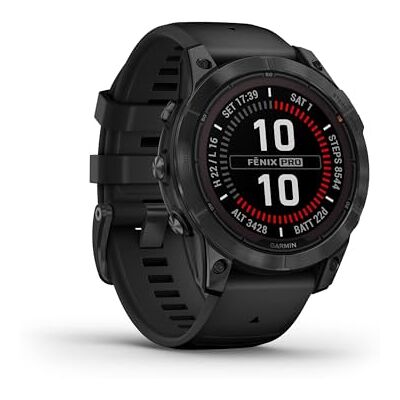 Garmin [Renewed fēnix 7 PRO GPS 47mm Smartwatch, Multisport, Advanced Health & Training Features, Touchscreen & Buttons, up to 18 days battery life, Graphite (Renewed) Garmin [Renewed fēnix 7 PRO GPS 47mm Smartwatch, Multisport, Advanced Health & Training Features, Touchscreen & Buttons, up to 18 days battery life, Graphite (Renewed)