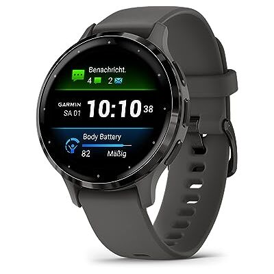 Garmin [Renewed Venu 3S GPS 41mm Smartwatch, AMOLED Touchscreen, 24/7 Advanced Health & Fitness Features, Voice Functionality, Music Storage, up to 10 days battery life, Pebble Grey (Renewed) Garmin [Renewed Venu 3S GPS 41mm Smartwatch, AMOLED Touchscreen, 24/7 Advanced Health & Fitness Features, Voice Functionality, Music Storage, up to 10 days battery life, Pebble Grey (Renewed)