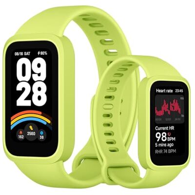 Xiaomi Smart Band 9 Active, Sports fitness tracker, 1.47'' TFT display, 60Hz high refresh rate, 18 Days Battery Life, sleep and health monitoring, 50 sports modes, 5ATM, iOS & Android, Green Xiaomi Smart Band 9 Active, Sports fitness tracker, 1.47'' TFT display, 60Hz high refresh rate, 18 Days Battery Life, sleep and health monitoring, 50 sports modes, 5ATM, iOS & Android, Green