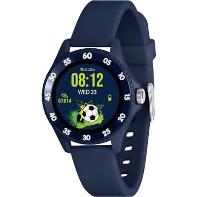 Tikkers Series 34 Kids Navy Smart Watch with Fitness Tracker, Heart Rate Monitor, IP68 Waterproof, Step Counter, Music Player, Sleep Monitor, Alarm, for Android iOS Tikkers Series 34 Kids Navy Smart Watch with Fitness Tracker, Heart Rate Monitor, IP68 Waterproof, Step Counter, Music Player, Sleep Monitor, Alarm, for Android iOS