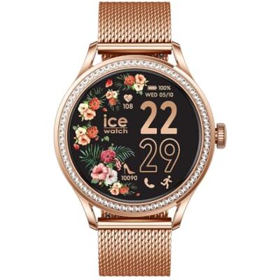 ICE-WATCH ICE smart ST 2.0 Rose-gold Milanese Women's smartwatch with stainless steel strap 025317 (1,2 inches) ICE-WATCH ICE smart ST 2.0 Rose-gold Milanese Women's smartwatch with stainless steel strap 025317 (1,2 inches)