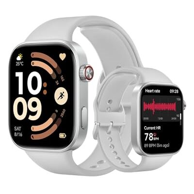 Xiaomi Redmi Watch 6, Smart Watch for Men Women, 2.07'' AMOLED, Activity Tracker with Heart rate/Sleep/Stress Tracking, 150+ Sports modes, 24 days battery life, 5ATM, GPS, Android&iOS, Silver Gray Xiaomi Redmi Watch 6, Smart Watch for Men Women, 2.07'' AMOLED, Activity Tracker with Heart rate/Sleep/Stress Tracking, 150+ Sports modes, 24 days battery life, 5ATM, GPS, Android&iOS, Silver Gray