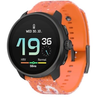 SUUNTO Race S GPS Sports Watch, High-Res AMOLED Touchscreen w/ 13D Standby, Dualband GNSS, Global Offline Map, Advanced Training & Recovery Insights, 95+ Multisports, Compact & Light, Power Orange SUUNTO Race S GPS Sports Watch, High-Res AMOLED Touchscreen w/ 13D Standby, Dualband GNSS, Global Offline Map, Advanced Training & Recovery Insights, 95+ Multisports, Compact & Light, Power Orange