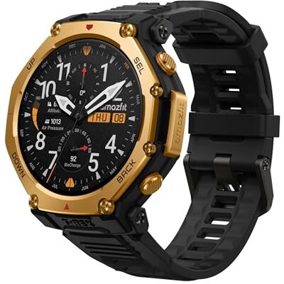 Amazfit T-Rex 3 Pro Outdoor Smart Watch 48mm Sapphire AMOLED Display, Ti Bezel, Dual Band GPS, Offline Maps, 25 Days Battery, Built-in Flashlight, 10 ATM, 180+ Sports Mode for Android & iPhone Amazfit T-Rex 3 Pro Outdoor Smart Watch 48mm Sapphire AMOLED Display, Ti Bezel, Dual Band GPS, Offline Maps, 25 Days Battery, Built-in Flashlight, 10 ATM, 180+ Sports Mode for Android & iPhone