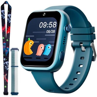 OKYUK T45 Kids Smart Watch 4G GPS Tracker Watch for Kids Boys Video Call Messages School Mode SOS Camera Pedometer (Green) OKYUK T45 Kids Smart Watch 4G GPS Tracker Watch for Kids Boys Video Call Messages School Mode SOS Camera Pedometer (Green)