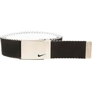 Nike Women's Reversible Single Web Belt, Black/White, One Size Nike Women's Reversible Single Web Belt, Black/White, One Size
